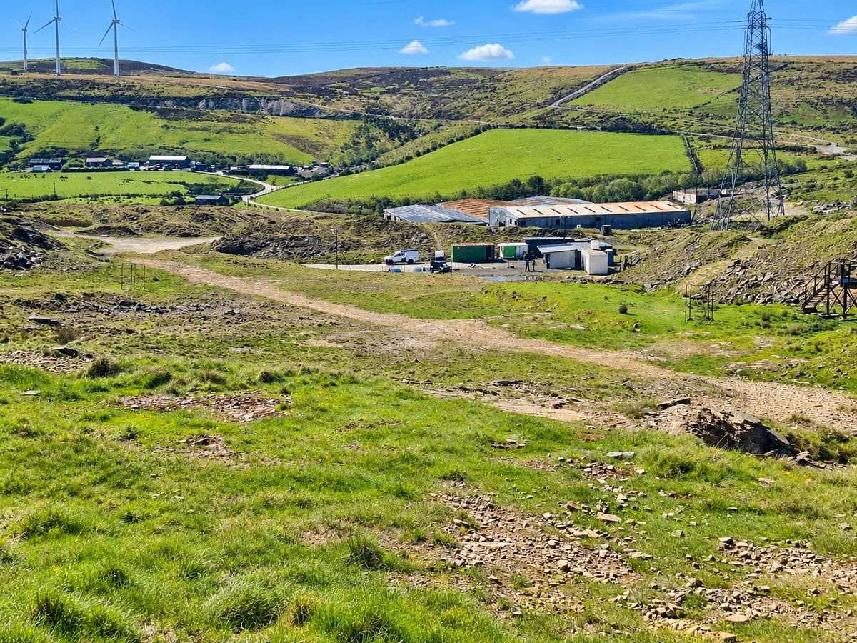 The Clough Head shooting ground in its countryside setting